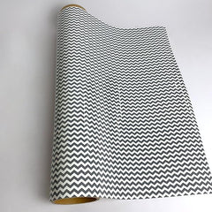 XVinyl HTV Zigzag Silver Pattern-1