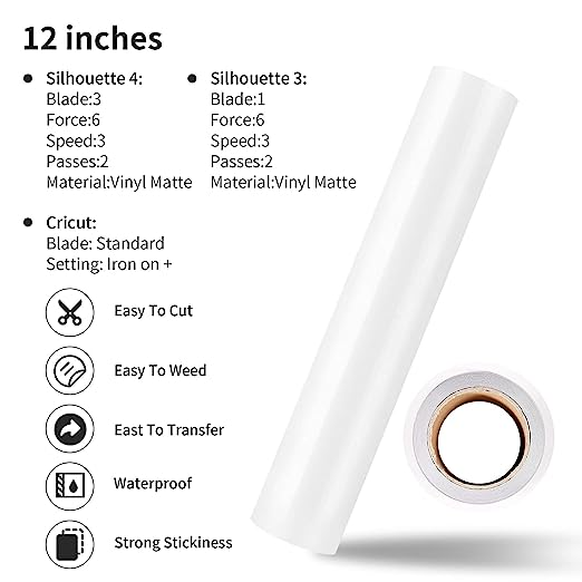XVinyl Permanent Adhesive Vinyl Sheets Multi Color Starter Pack  (50-12" x 12" Sheets)-2