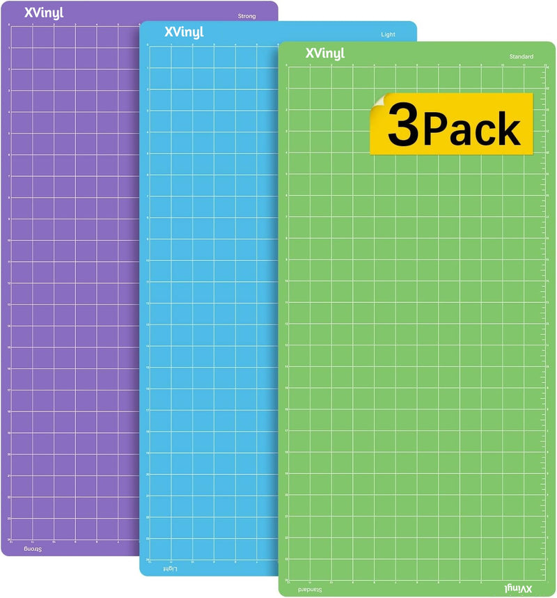 XVinyl Cutting Mat for Cricut Explore/Air 1/ Air 2/ Cricut Joy - Premium Adhesive Mat-12