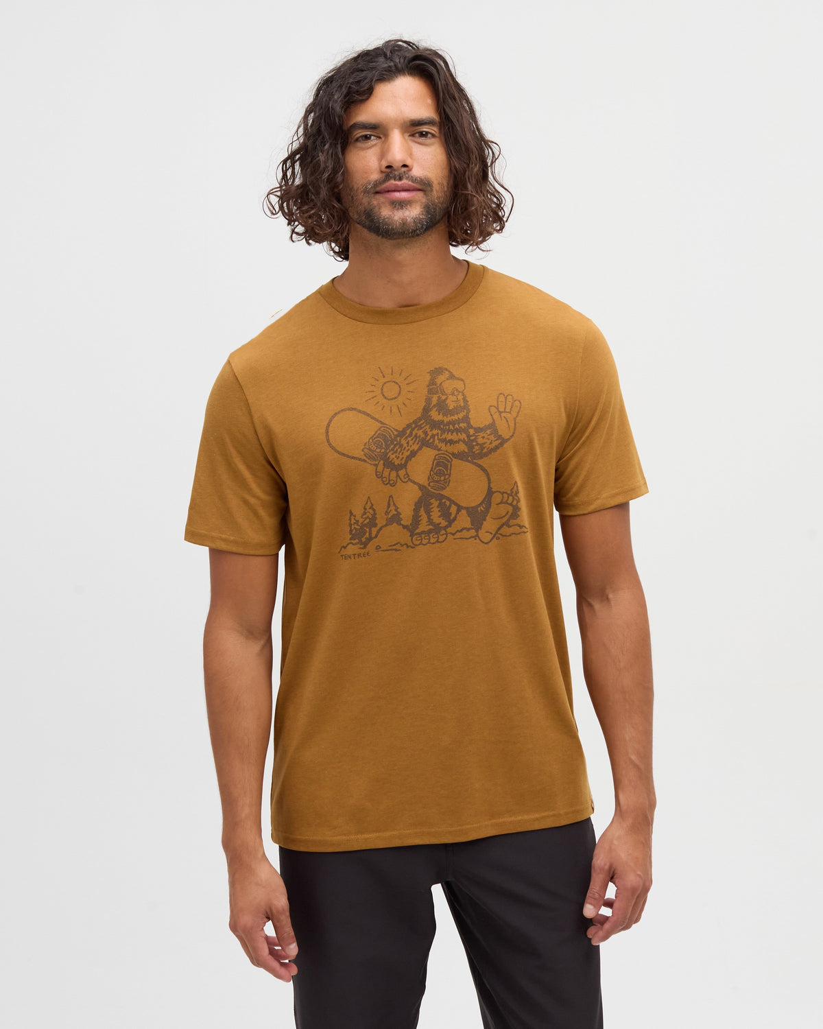 Sasquatch Sends It T-Shirt-3
