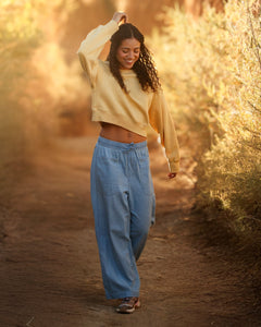 Bluffs Cropped Crew-5