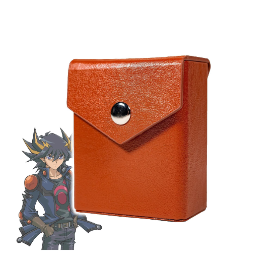 Yusei's Deck Box Replica + Belt Loop - Hard Shell - Faux Leather-1
