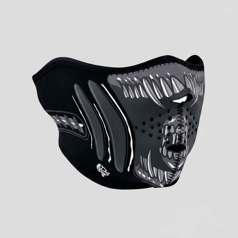 ZANheadgear Half Mask Neoprene Alien-1