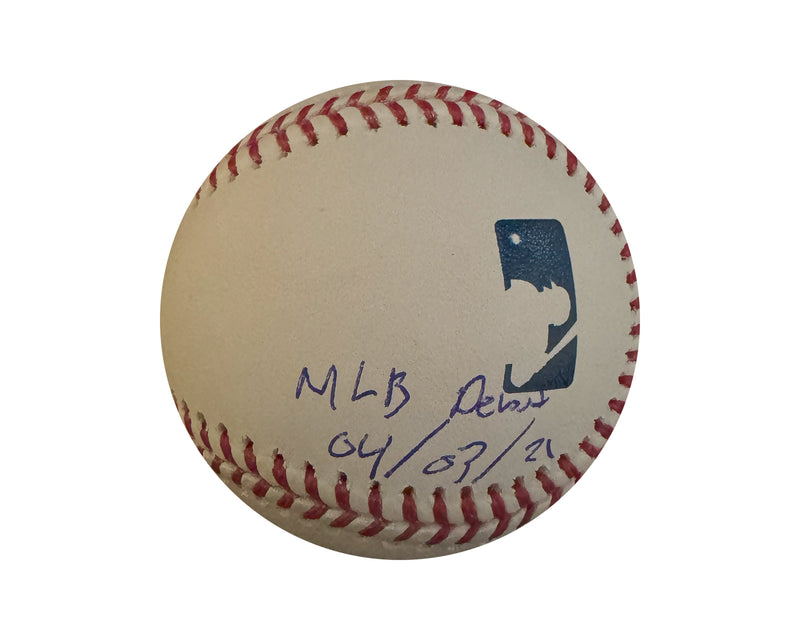 Zach Pop Autographed Rawlings Official Major League Baseball Multi-Inscribed-4