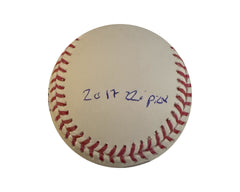 Zach Pop Autographed Rawlings Official Major League Baseball Multi-Inscribed-3