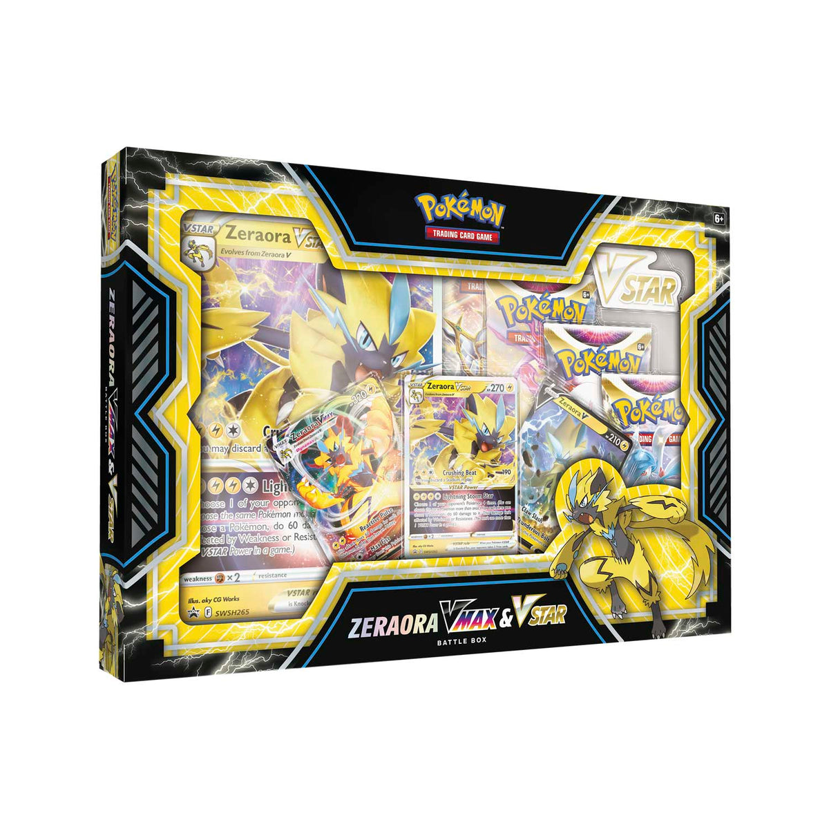 Pokémon TCG - Sword & Shield - Zeraora Vmax & Vstar Battle Box