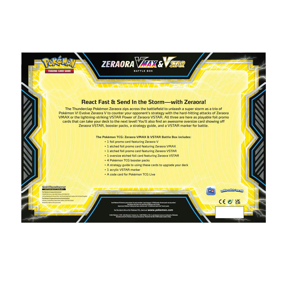 Pokémon TCG - Sword & Shield - Zeraora Vmax & Vstar Battle Box-4