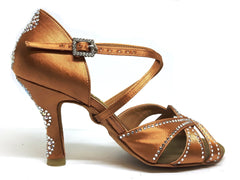 Zircon Dark Tan - 3" high heel-1