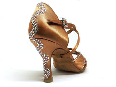 Zircon Dark Tan - 3" high heel-2