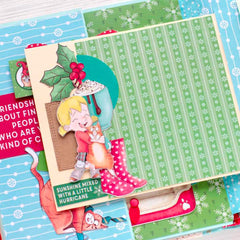 Ciao Bella Zoe & Ziggy Patterns Pad 12"x12" 8/Pkg-8