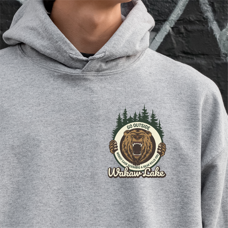 Go Outside Unisex Hoodie | Lake Apparel | Camping Apparel-2