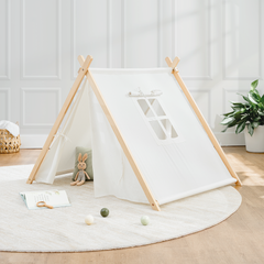 Comfy Cubs - Kids Play Tent - Natural Wood - Ages 1+-1