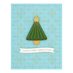 Stitched Starry Argyle Etched Dies from the Christmas Collection-4
