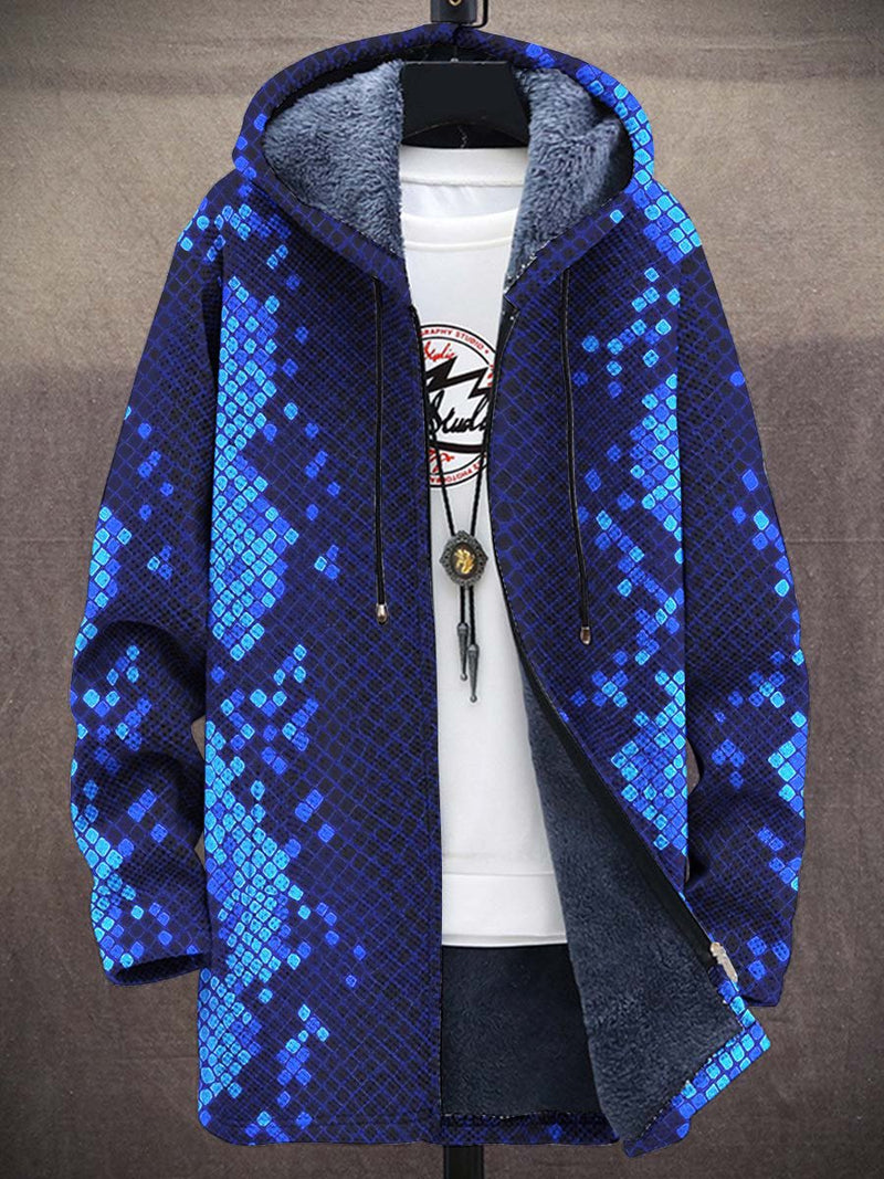 Men's Zipper Hooded Cardigan Cotton-padded Jacket-9