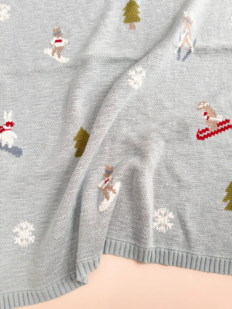 Ski Blanket | Organic Cotton | The Blueberry Hill-2