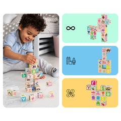 PicassoTiles 36pc 1" Magnetic Cubes Set - Ages 3+-4