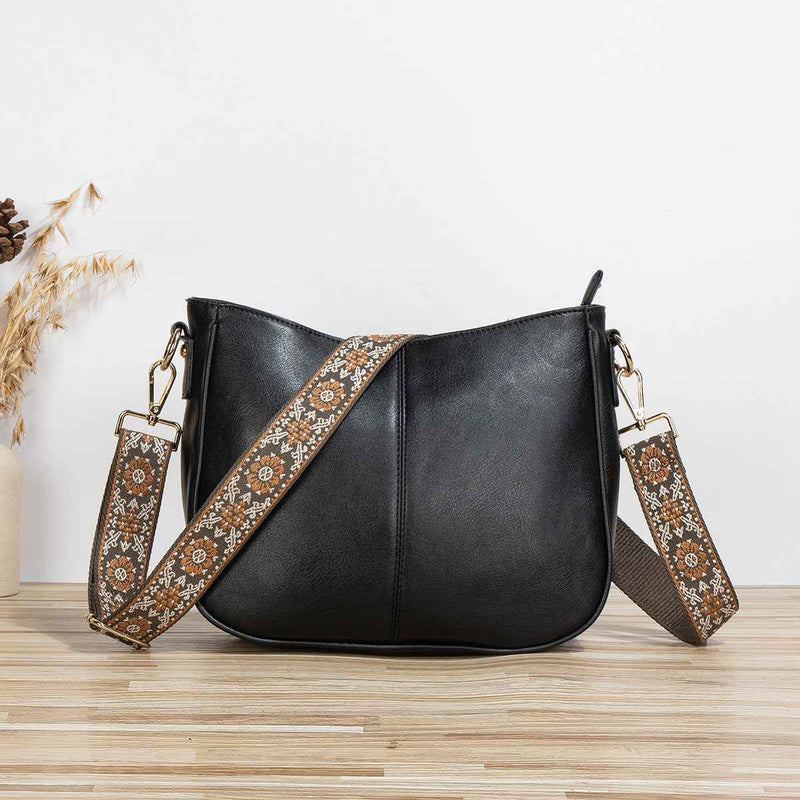 Women's Simple Crossbody Bag – PU Leather Shoulder Purse for Everyday Use-5