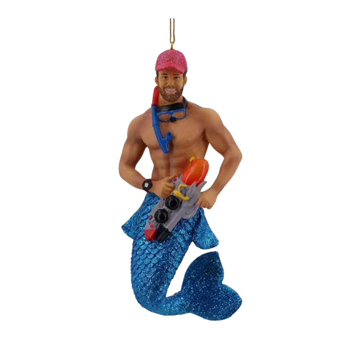 Christmas Merman Gift Ornament Pendant Interior-6