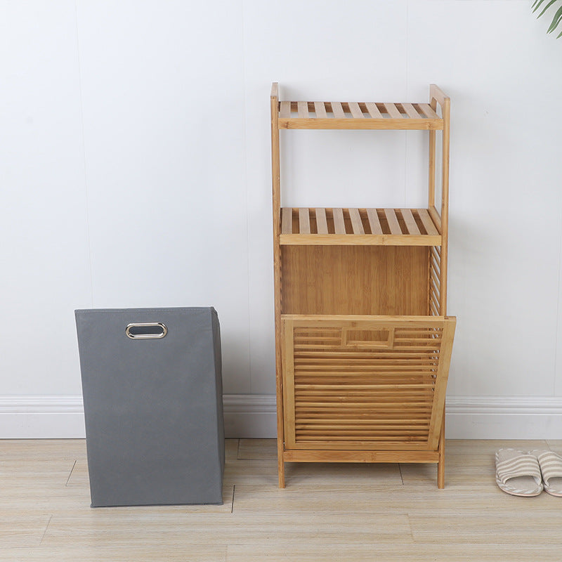 Simple Folding Japanese Nanzhu Fabric Shelf-9