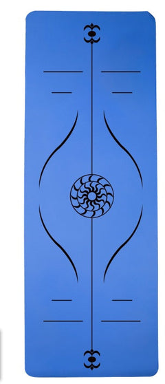 Yoga Mat Posture Line Non-Slip TPE Fitness Mat – Beginner Support &amp; Alignment Guide-15