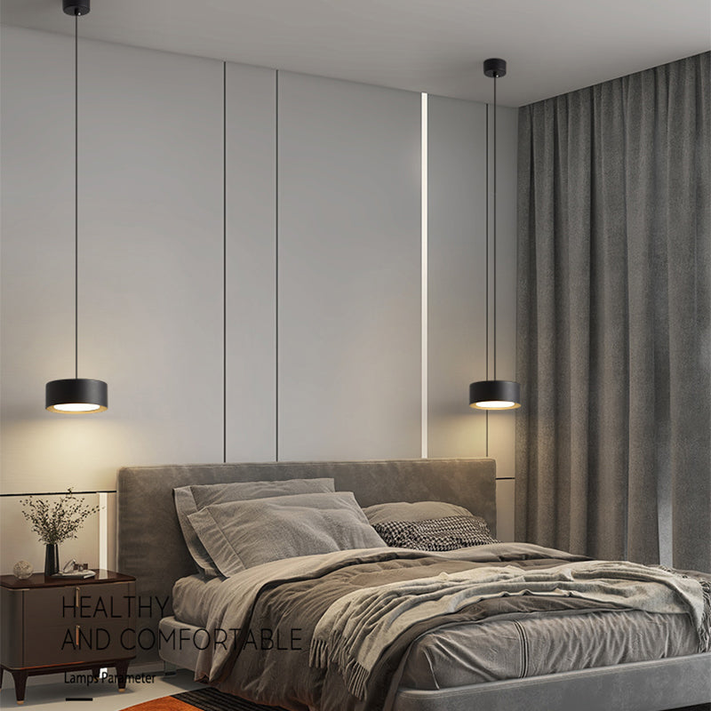 Nordic Creative Bedroom Bedside Single Head Small Chandelier-3