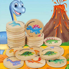 KiddieKickz - Dinosaur Memory Matching Game - Ages 3+-4