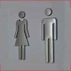 Hotel Bathroom Signage Metal-5