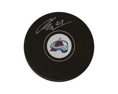 Oskar Olausson Autographed Colorado Avalanche Autograph Model Puck-1