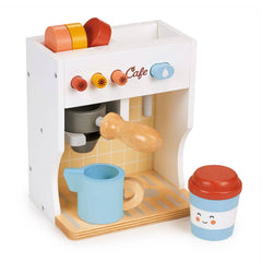 Mentari Toys Wooden Barista Set - Pretend Play Coffee Shop - Ages 3+-1