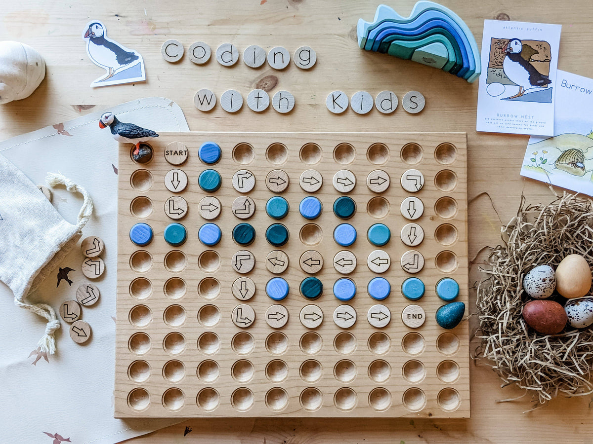 Tree Fort Toys - Coding Set (Mini 1") - Pieces Only - Made In Canada - Ages 5+-6