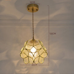 Tiffany-Style Retro Glass Pendant Chandelier-8