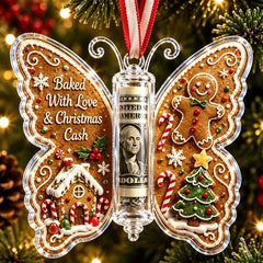 Christmas Butterfly Cash Gift Ornament-2