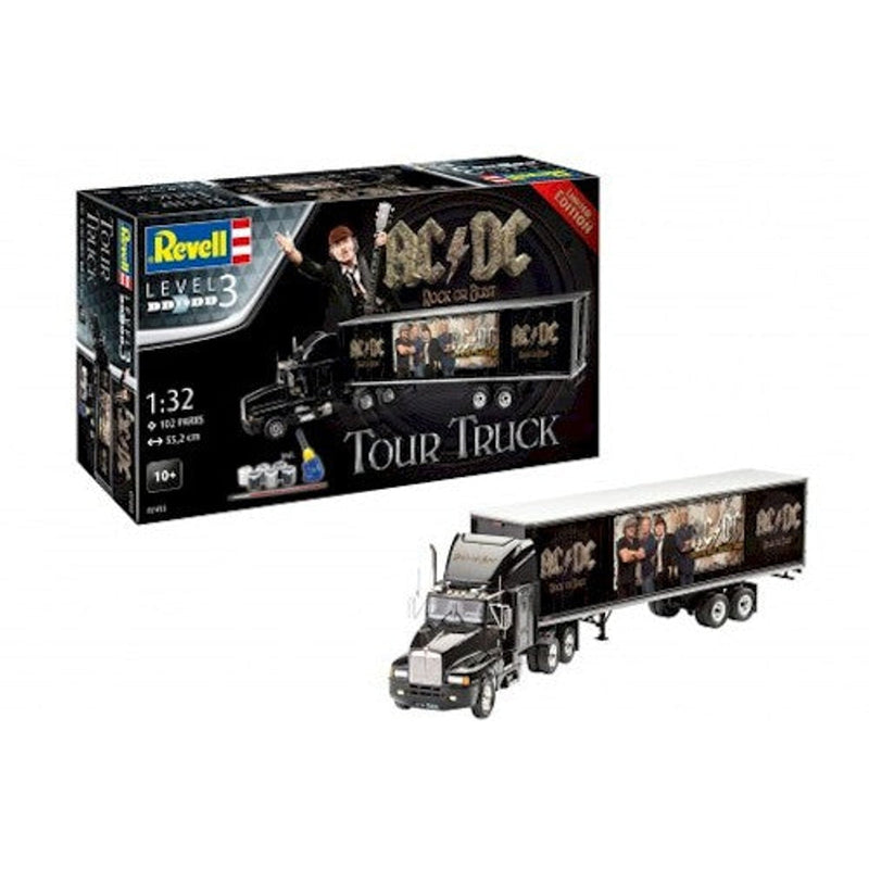ACDC Truck & Trailer 1/32 Scale Model Kit-1