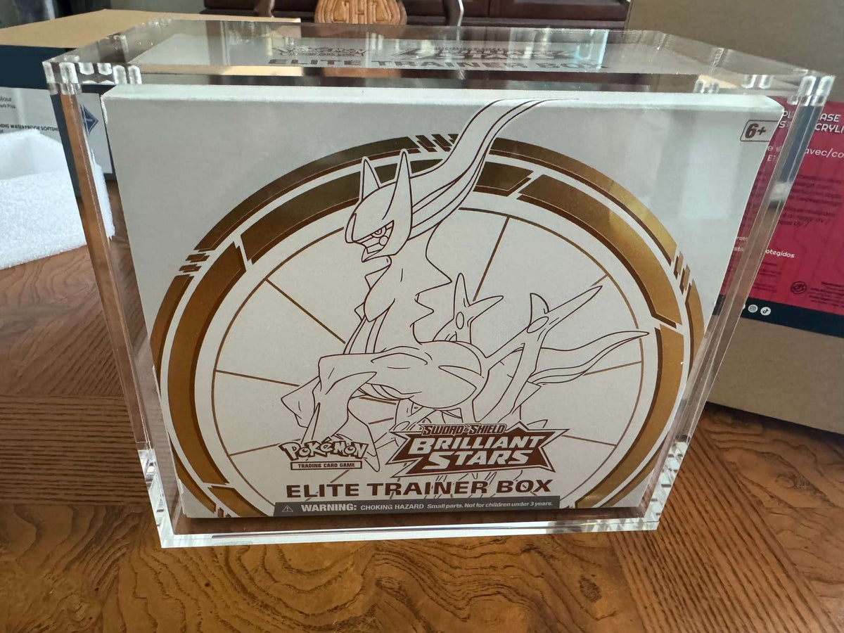 1x EVORETRO Acrylic Case for Pokemon ETB with Magnetic Lid-11