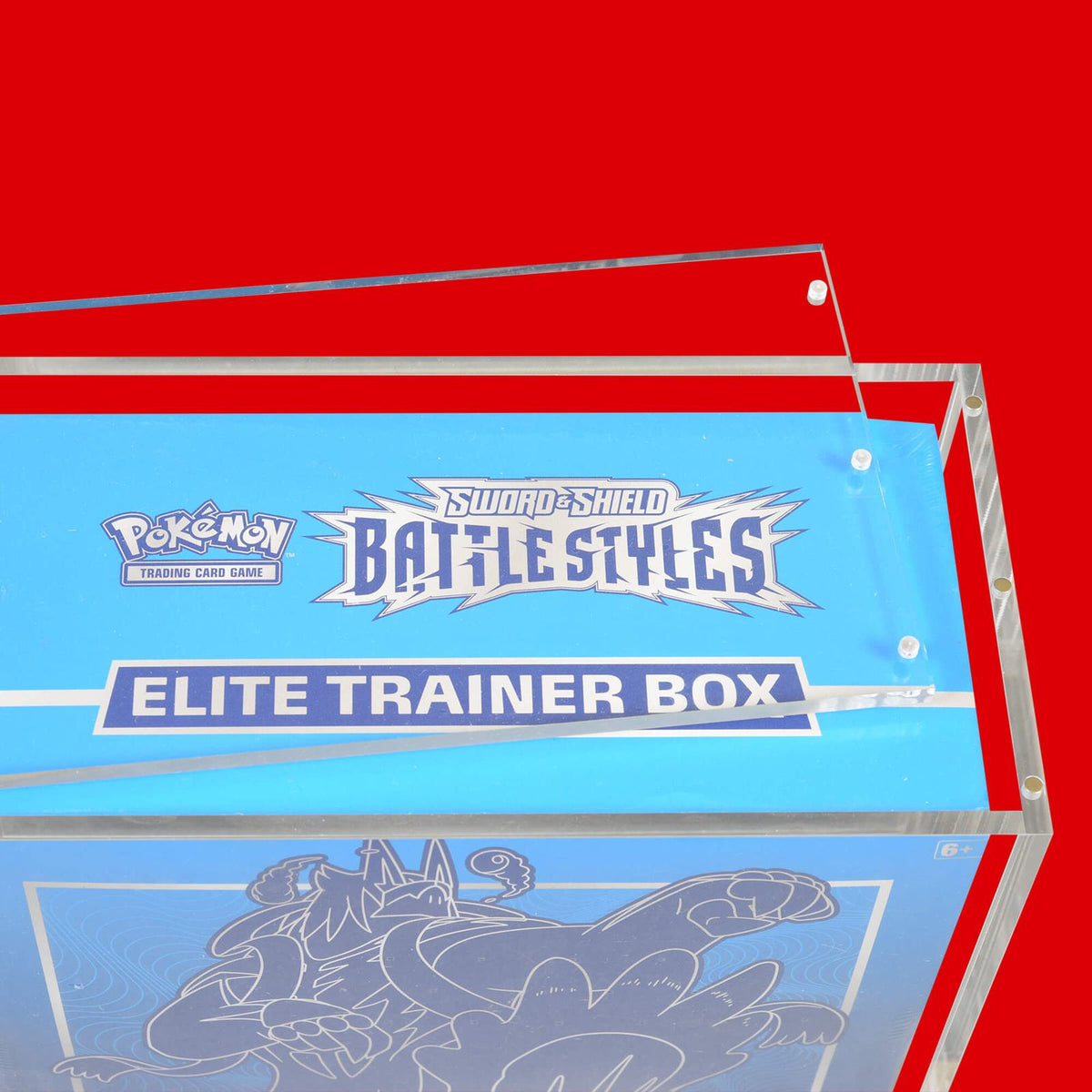1x EVORETRO Acrylic Case for Pokemon ETB with Magnetic Lid-6