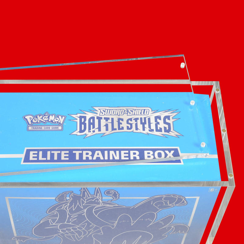 1x EVORETRO Acrylic Case for Pokemon ETB with Magnetic Lid-6