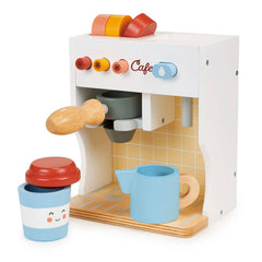 Mentari Toys Wooden Barista Set - Pretend Play Coffee Shop - Ages 3+-2