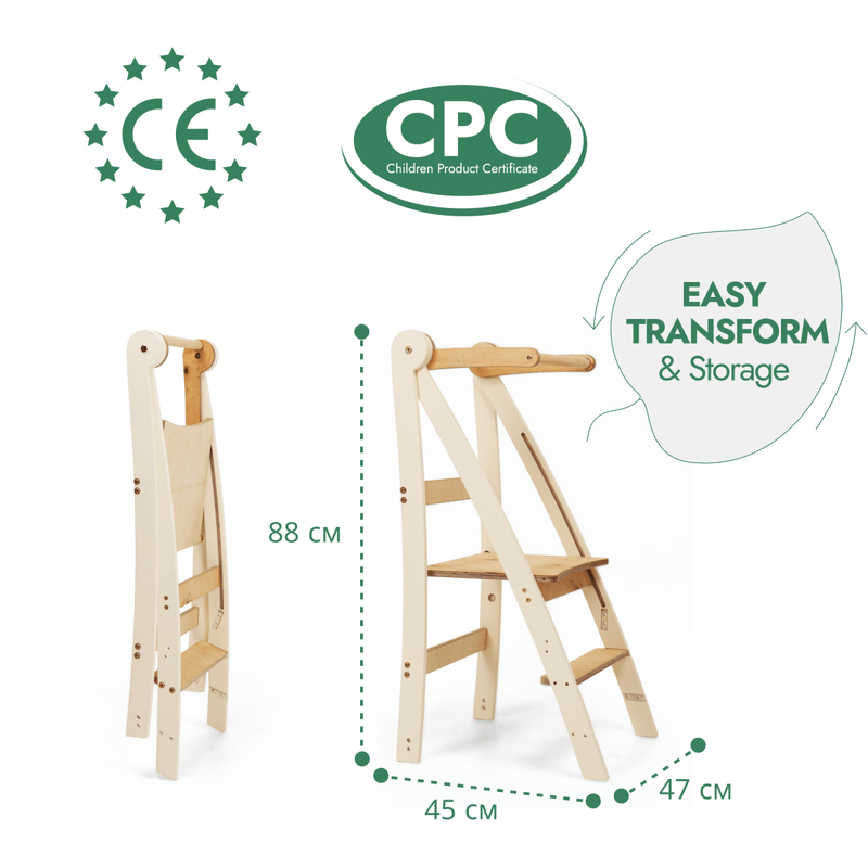 Adjustable toddler tower - Kids Step Stool-3