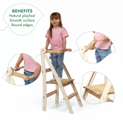 Adjustable toddler tower - Kids Step Stool-6