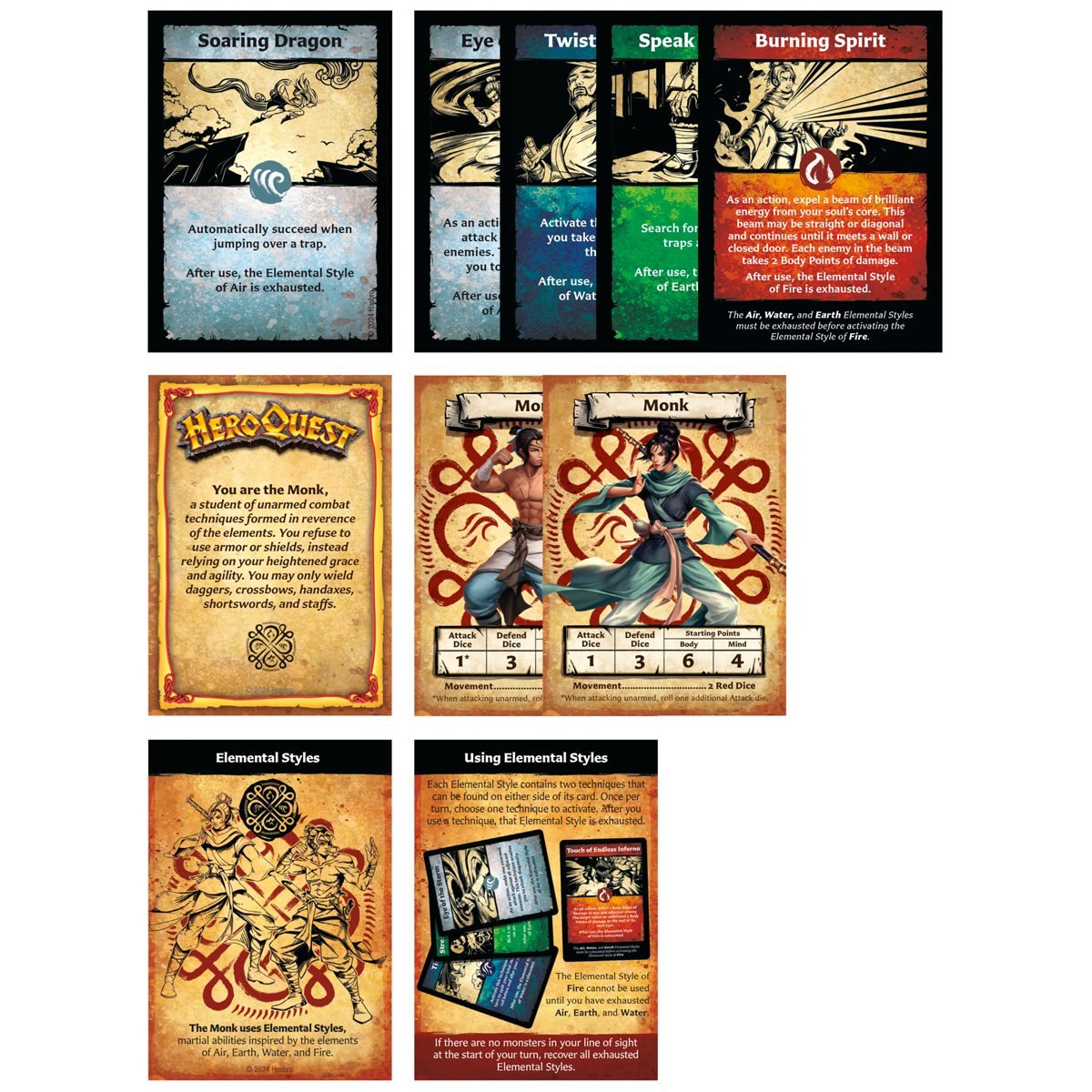 HeroQuest Hero Collection Path of the Wandering Monk Figures-12