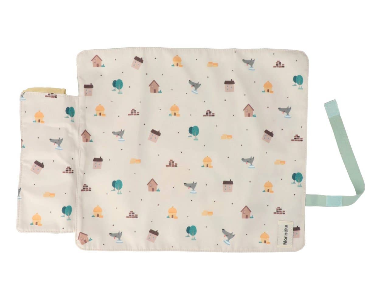 Tutete - Educational Tablecloth: The 3 Little Pigs Children's Game - Ages 1+-2