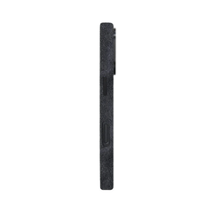 Grey Alcantara Case For iPhone 16 Pro-4