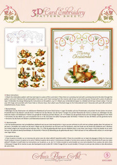 Ann Paper Embroidery Pattern - Holiday Decor-1