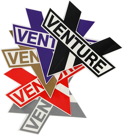 Venture 'Bar' Diecut Medium Sticker - Assorted-1