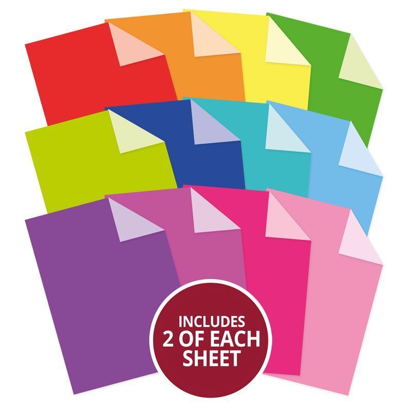 Duo-Colour Adorable Scorable Cardstock Collection-1