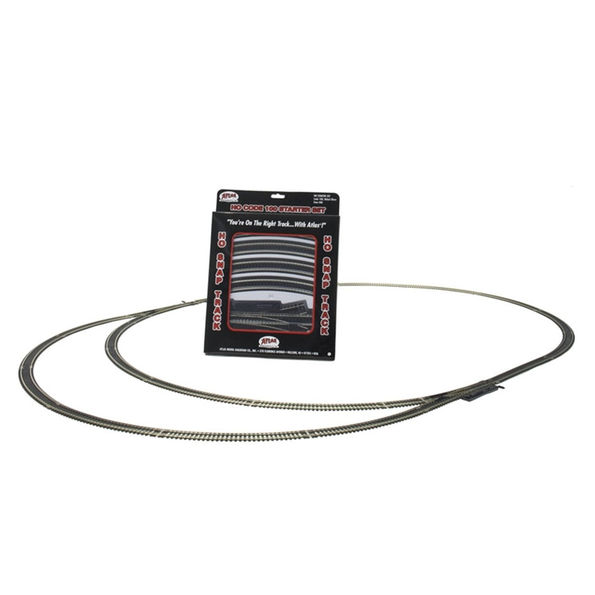 Atlas HO Code 100 Snap-Track Starter Set-1