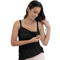 Bamboo Lounge Around Nursing & Maternity Tank-4