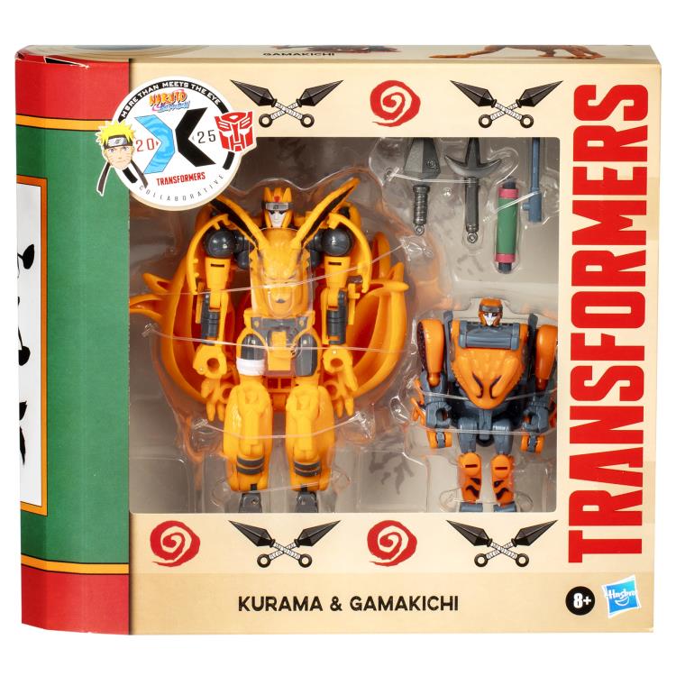 Transformers Collaborative Naruto: Shippuden x Transformers Kurama & Gamakichi Figure Set-5