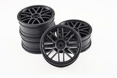 Gravity RC GRC129B GT Spoke Wheel (Black) (4)-1