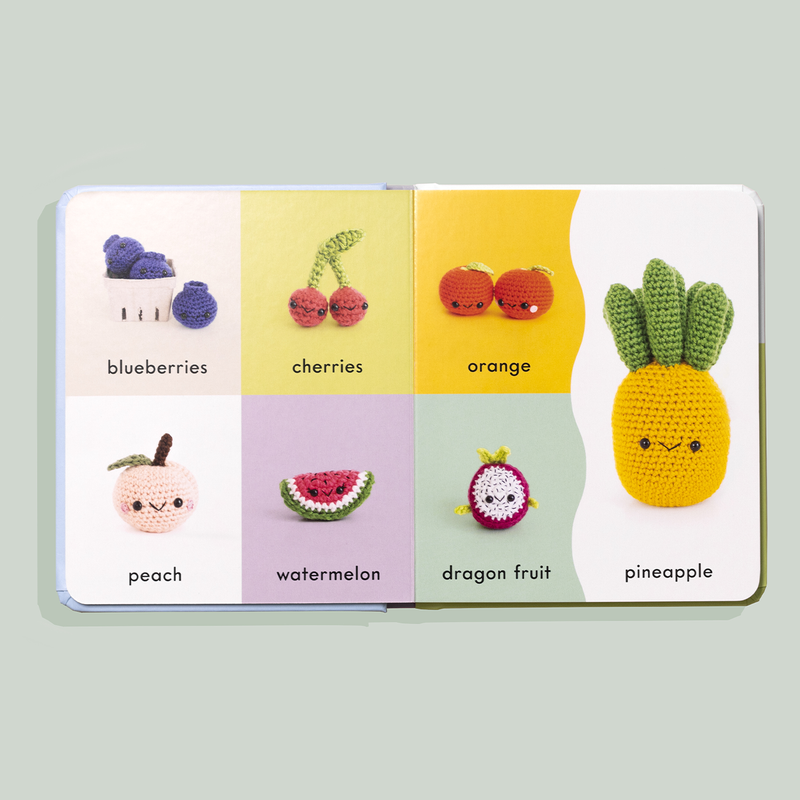 Paige Tate & Co. - First Words with Cute Crochet Friends (Baby Board Book) - Ages 1–3-3